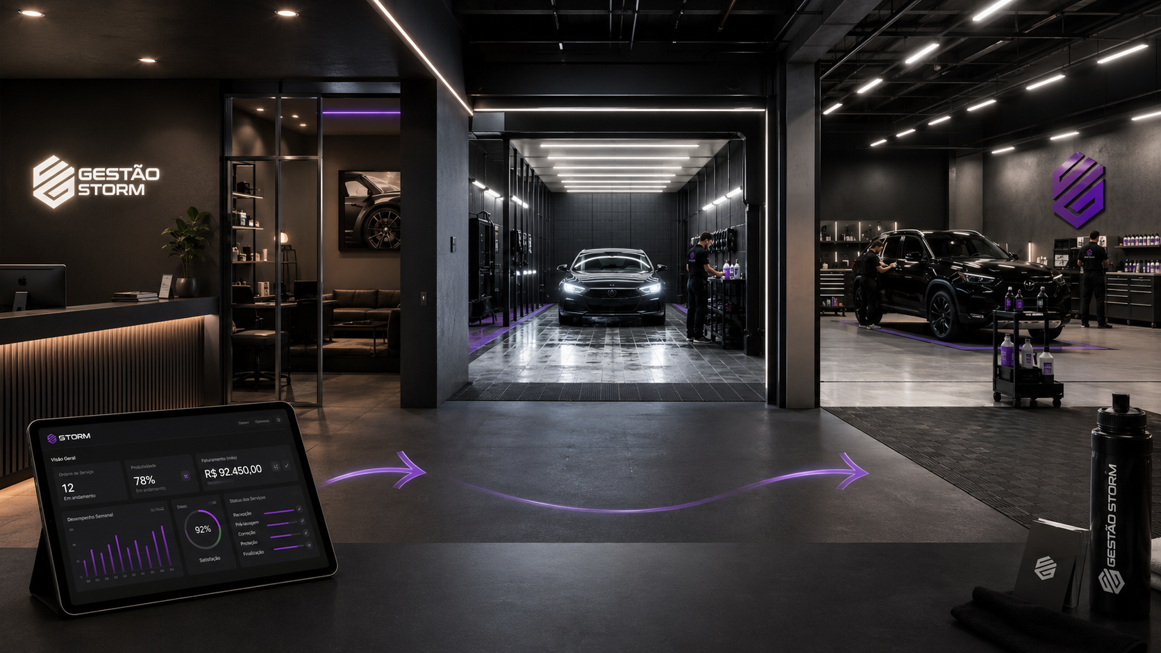 Como estruturar uma estética automotiva para funcionar sem depender de improviso