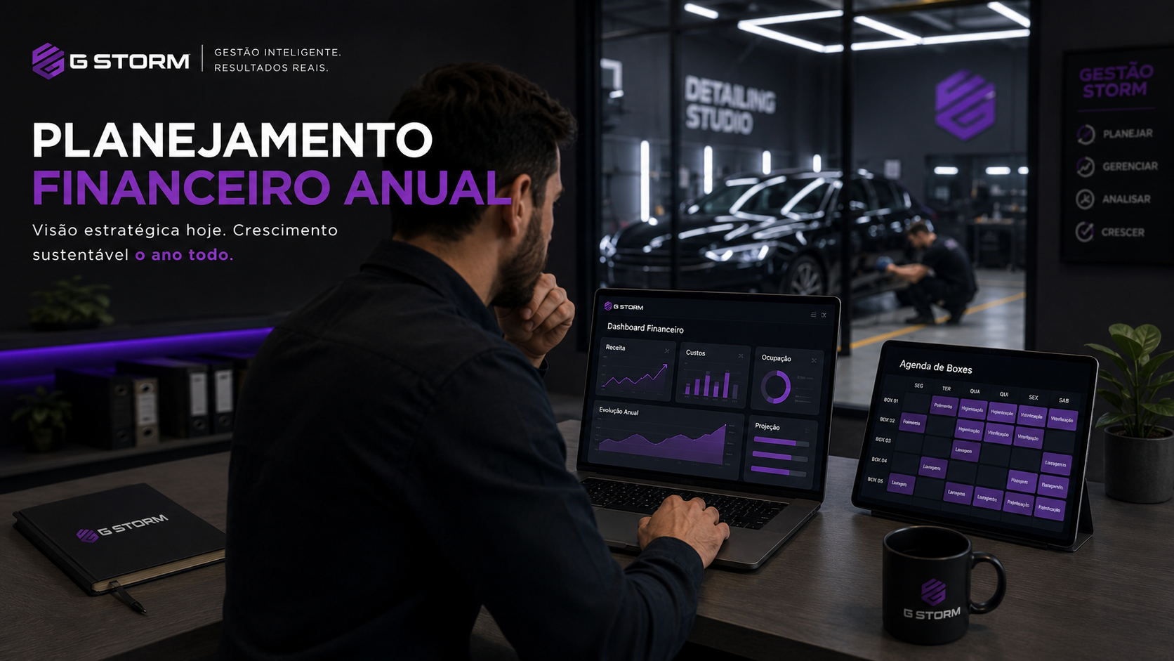 Planejamento financeiro anual para estéticas: metas que cabem na capacidade do pátio