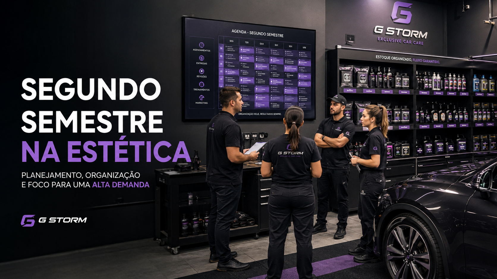 Segundo semestre na estética: como preparar estoque, equipe e agenda para os meses mais disputados